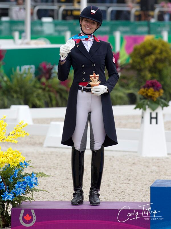 Canadian Dressage Athlete Tina Irwin Returns to Podium for Individual Silver at Lima 2019 Pan Am Games